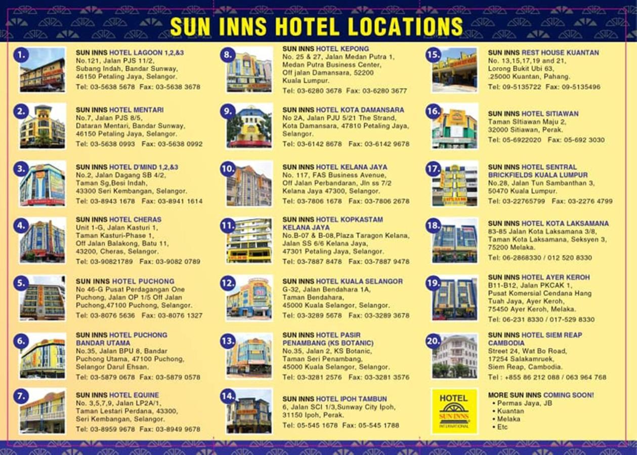 Sun Inns Hotel Ayer Keroh Eksteriør billede